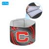 PATIKIL 12.2x2.6 Soccer Captain C Armband, 2 Pack Nylon Unisex Elastic Arm Badge Adjustable for Youth Adult Team Training, Black view 3
