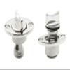 Vinland Marine Transom Drain Plug, Garboard Drain Plug 1, Round or Oval Flange 316 Stainless Steel, Boat Plug Kit, bass Tracker Boat Drain Plug, Marine Drain Plug kit, Boat Plugs 1 inch view 1