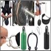 Branded Boards Black & Silver Zinc-Galvanized Heavy Duty Bushcraft Carabiner Spring Snap Clip Link Hooks 200-500lb Load 2, 6 & 12 Packs (Silver-7cm-2 Pack) view 4