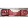 New Medium Size Saddle Bags made with Harness Leather, brown view 3