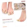 Breathable Toe Protectors 2pcs Split Toe Silicone Nylon Covers view 3
