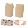 Breathable Toe Protectors 2pcs Split Toe Silicone Nylon Covers view 4