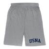 United States Naval Academy Game Day Shorts - Heather Grey, X-Large view 1