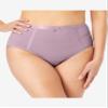 Catherines Plus Size Full Coverage Microfiber Panty 3-Pack - 11, Watercolor Floral Pack view 3