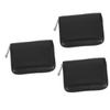 CALLARON 3pcs Elegant Credit Cards Holder Stylish Card Bag Cowhide Container Id Case view 1