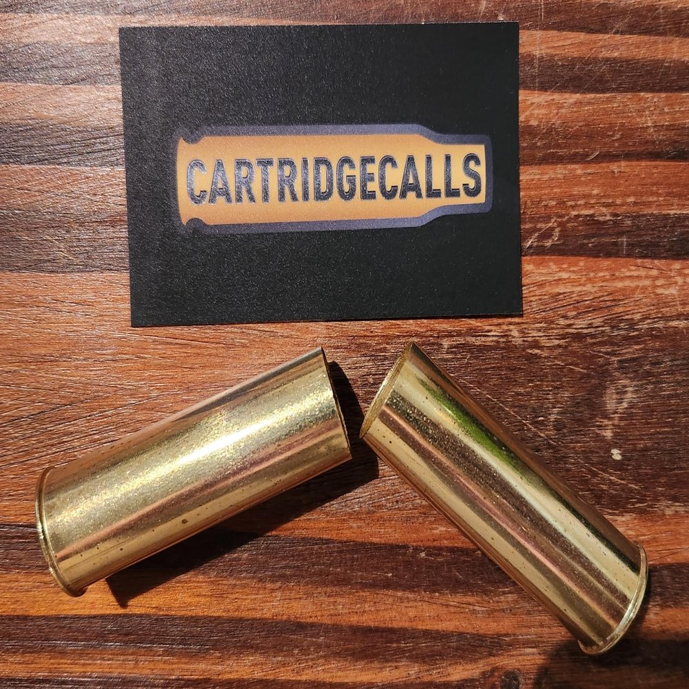 Cartridge Calls 12 Gauge Solid Brass Predator and Big Game Call (Jackrabbit)