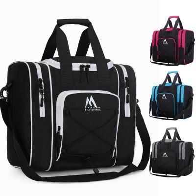 Hsmihair Bowling Ball Bag for Single Ball, Bowling Tote with Padded Holder,Fits Shoes up to Mens Size 14, Carry Bag for Bowling Accessories