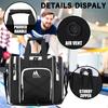 Hsmihair Bowling Ball Bag for Single Ball, Bowling Tote with Padded Holder,Fits Shoes up to Mens Size 14, Carry Bag for Bowling Accessories view 3