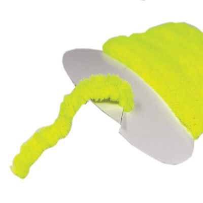 CREATIVE ANGLER Rayon Chenille Fly Tying Thread for Fly Fishing, Fly Tying Material, Essential for Fly Tying Supplies for Fly Anglers (FLR Yellow Med)