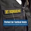 Heat Fused Custom 5x1 Name Tape Hook Back Patches, Tactical ID Police Patch for Vest, Sheriff, Security, Molle, Military, Backpack, Duty Bag, K9 Dog Harness, Morale (Coyote) view 3