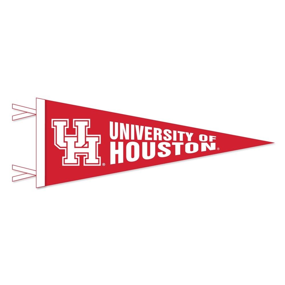 Houston Cougars Wool Felt Pennant - 9" x 24"