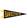 Iowa Hawkeyes Wool Felt Pennant - 9" x 24" view 1