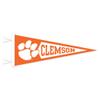 Clemson Tigers Wool Felt Pennant - 9" x 24" view 1