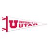 Utah Utes Wool Felt Pennant - 9" x 24" view 1