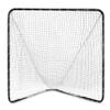 Velocity Official Size 6x6x7' Backyard Lacrosse Practice and Training Goal, Includes 4MM Lacrosse Net, for Youth, Kids, and Adults  Black Frame, White Net