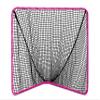 Velocity Official Size 6x6x7' Backyard Lacrosse Practice and Training Goal, Includes 4MM Lacrosse Net, for Youth, Kids, and Adults Pink Frame, Black Net view 1