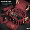 Savior Equipment 600D Tactical Pistol Sleeve Handgun Firearm Bag Soft Case with Reflective Patch For Specialist Series Range Bag, Lockable Zippers, 3-Pack view 4