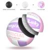 Soft Touch Volleyball Kit - Official Size 5 PU Leather Volleyball - for Outdoor/Indoor Play/Beach Game/Gym Training for Youth Teens Children Practice Volleyballs with Small Pump (Pink+Violet+White) view 3