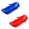 Children's Double Sledge, Winter Wear Sledge, Sledge with Backrest, Plastic Sledge, Double Armrest Brake Sledge view 1