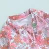 Toddler Baby Girl One Piece Swimsuit Long Sleeve Floral/Tie Dye Bathing Suit Ruffle Swimwear Beachwear 6M-6T (Floral Pink, 3-4 Years) view 3