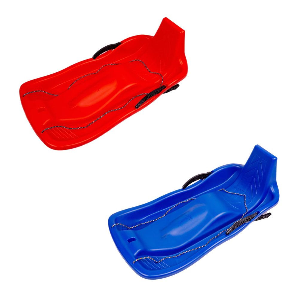 Children's Hard-Wearing Sledges, Winter Tandem Sledges, Sledges with Pull Ropes, Plastic High-Backed Sledges, Sledges with Handles