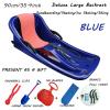 Double Handle Children's Sled, Winter Sled, Frost-Resistant Wear Sled, Thickened Plastic Sled, Sled with Pull Rope view 2