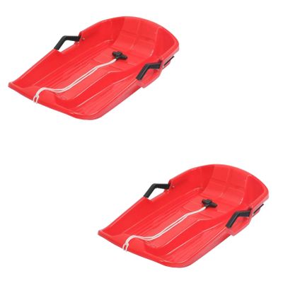 Children's Sledge, Thick Anti-Freeze Sledge, Sledge with Brake, Winter Sledge, Wear-Resistant Sledge, Fun Sledge