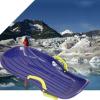Winter Tandem Sledges, Frost-Resistant Fun Sledges, Thickened Plastic Sledges, Sledges with Brakes and Pull Ropes view 3
