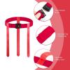 Flag Football Belts, 14 Player Adjustable Flag Football Set with 42 Flags for Youth, Teens, Youth and Adults Sports Training Equipment, Easy Tear Away view 3