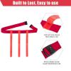 Flag Football Belts, 14 Player Adjustable Flag Football Set with 42 Flags for Youth, Teens, Youth and Adults Sports Training Equipment, Easy Tear Away view 4