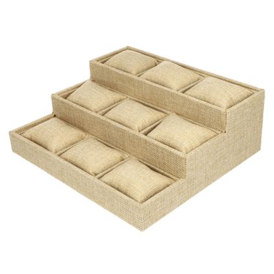 GALPADA 9 Compartment Marble Watch Holder Tray Tray Jewelry Bangle Holder Organizer