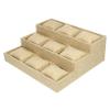 GALPADA 9 Compartment Marble Watch Holder Tray Tray Jewelry Bangle Holder Organizer view 1