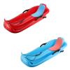 Double Winter Sledges, Children's Sledges with Two Handles, Frost-Resistant and Wear-Resistant Plastic Sledges, Sledges with Backrests view 1