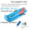 Double Winter Sledges, Children's Sledges with Two Handles, Frost-Resistant and Wear-Resistant Plastic Sledges, Sledges with Backrests view 2