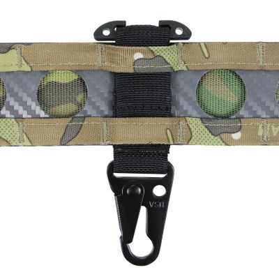 Tactical MOLLE Clip T-Mount Clash Hook, Gloves Clip for Duty Belt, Hanging Carabiner Metal MOLLE Key Holder