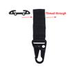 Tactical MOLLE Clip T-Mount Clash Hook, Gloves Clip for Duty Belt, Hanging Carabiner Metal MOLLE Key Holder view 3
