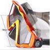 Adult Mask and Snorkel Set Snorkeling Gear Goggles and Snorkel Set Dry Snorkel Mask Scuba Diving Swimming Pool Training Equipment Bag for Youth Men Womens view 3