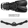 Snorkel Set, for Adults with Adjustable Dive Flippers, Panoramic View Anti-Fog Mask, Dry Top Snorkel and Dive Socks, Snorkeling Gear Mask Fin for Snorkeling Swimming Scuba Diving view 2