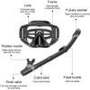 Snorkel Set, for Adults with Adjustable Dive Flippers, Panoramic View Anti-Fog Mask, Dry Top Snorkel and Dive Socks, Snorkeling Gear Mask Fin for Snorkeling Swimming Scuba Diving view 4