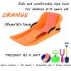 Winter Plastic Sledges, Two-Person Thickened Sledges, Sledges with Backrests, Double-Handle Children's Sledges, Frost-Resistant Wear-Resistant Sledges view 2