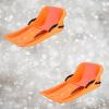 Winter Plastic Sledges, Two-Person Thickened Sledges, Sledges with Backrests, Double-Handle Children's Sledges, Frost-Resistant Wear-Resistant Sledges view 1