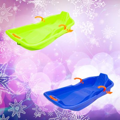 Winter Two-Person, Two-Seater Sledges, Children's Fun Sledges, Abrasion-Resistant Sledges, Frost-Resistant High-Backed Sledges, Sledges with Brakes