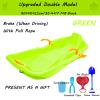 Winter Two-Person, Two-Seater Sledges, Children's Fun Sledges, Abrasion-Resistant Sledges, Frost-Resistant High-Backed Sledges, Sledges with Brakes view 2