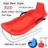 Winter Children's Sledges, Fun Sledges, Plastic High Back Sledges, Thickened Wear-Resistant Sledges, Sledges with Brakes and Pull Ropes view 2
