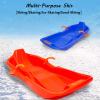 Winter Children's Sledges, Fun Sledges, Plastic High Back Sledges, Thickened Wear-Resistant Sledges, Sledges with Brakes and Pull Ropes view 3