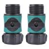 DEMCAY 2pcs 3/4 Inch Good Sealing Full Flow Ergonomic Handle Durable Lightweight ABS Shut Off Valve Convenient Agriculture Garden Hose view 1