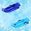 Children's Sledge with Two Handles, Two-Seater Winter Sledge, Two-Person Upholstered Sledge, Sledge with Backrests view 1