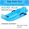 Children's Sledge with Two Handles, Two-Seater Winter Sledge, Two-Person Upholstered Sledge, Sledge with Backrests view 2