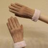 BKEKM Winter Gloves Fleece Suede Cycling Gloves Touch Screen Mittens Gloves Soft Fur Lined Ski Gloves for Men Wome Thermal Glove view 3