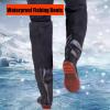 JCWGLY Hip Waders Winter Warm Fishing Wading Boots for Men, PVC Waterproof Hip Waders with Boots, Anti Slip and Durable (Color : Black, Size : 7.5) view 4